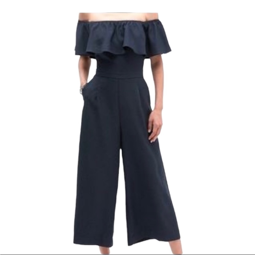 Banana Republic off the shoulder jumpsuit